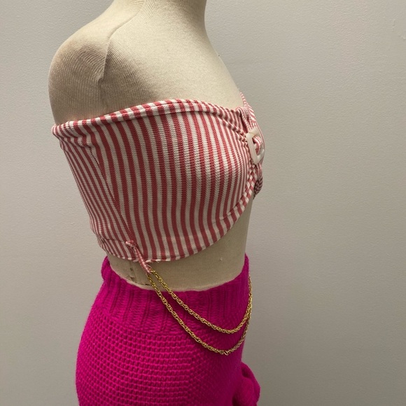 Vertical striped tube top - Picture 3 of 6